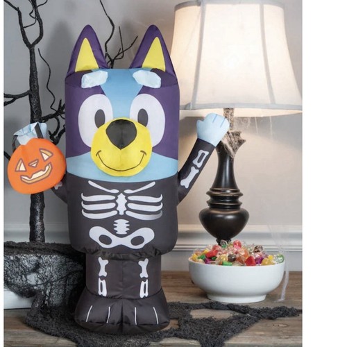 Bluey skeleton halloween - bluey,