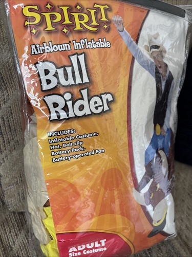 Inflatable bull rider costume - bull,