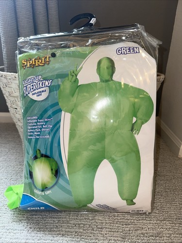 Child green inflatable light - child,
