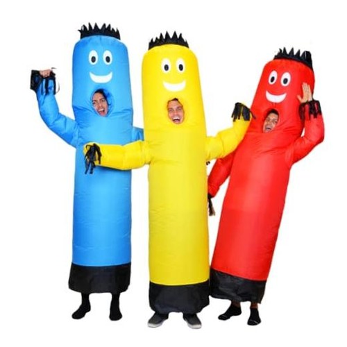 Inflatable tube man costume - inflatable,