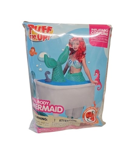 Puff full body mermaid - up,
