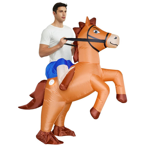 New inflatable ride horse - inflatable,