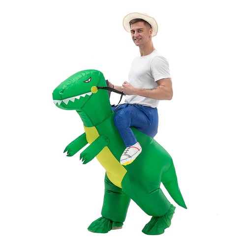 Inflatable dinosaur costume - inflatable,