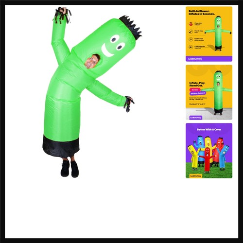 Inflatable tube man costume - costume,